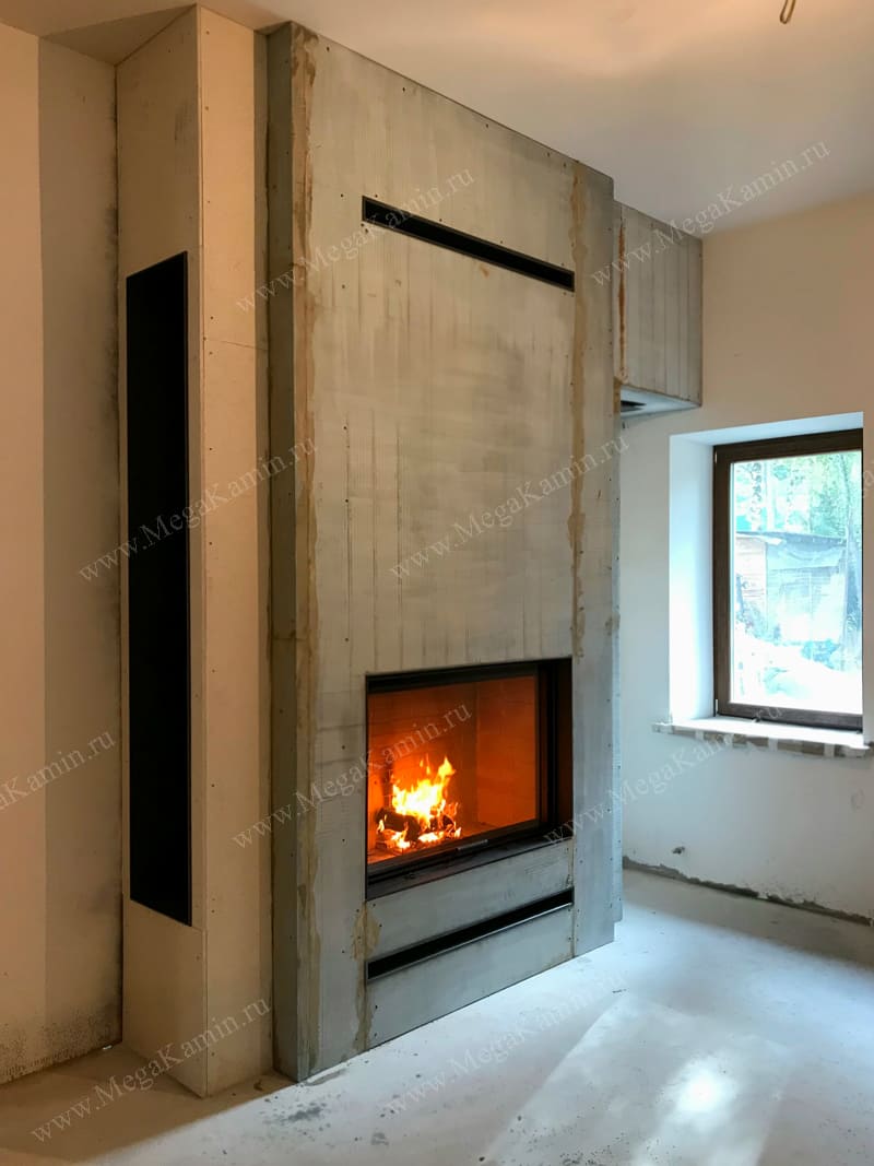 31. Каминная топка АСТОВ ПС 12080 камин фронтальный 