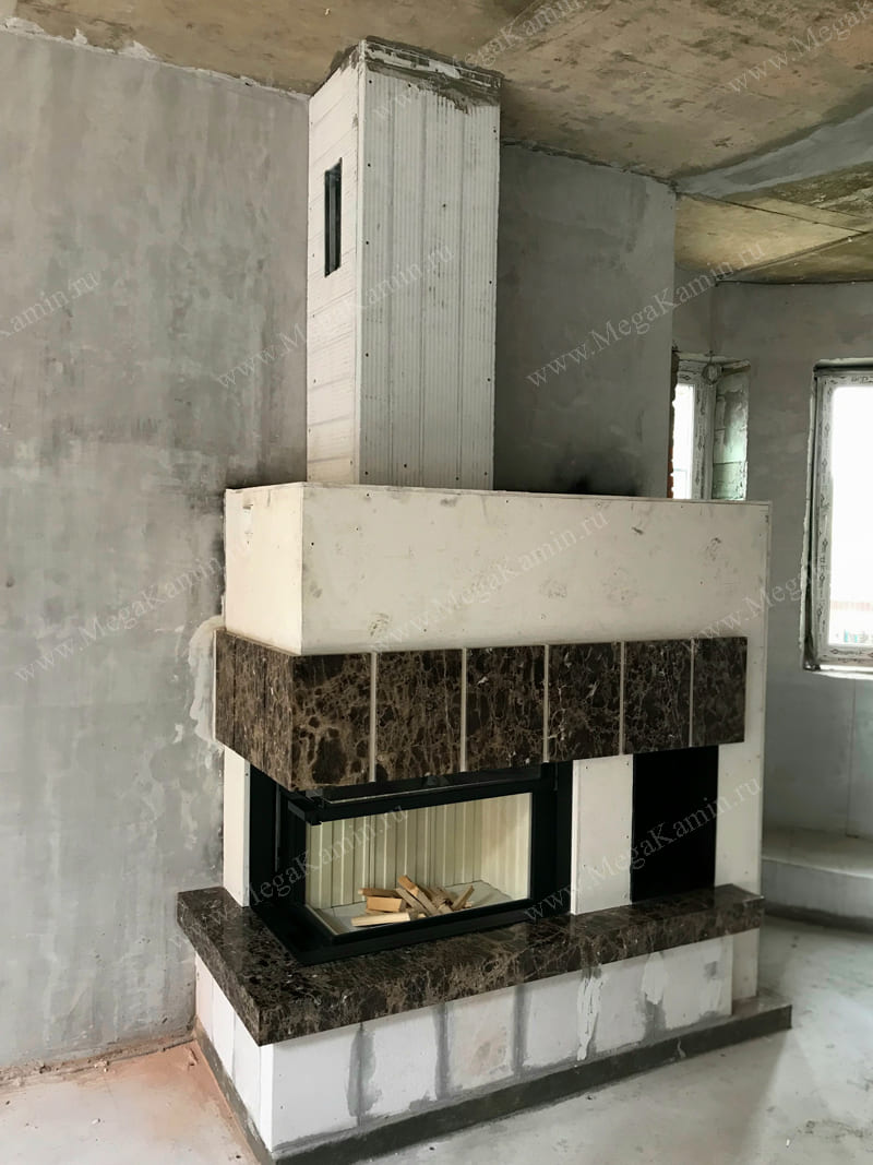 63. Каминная топка SPARTHERM Premium V-2L80h камин угловой