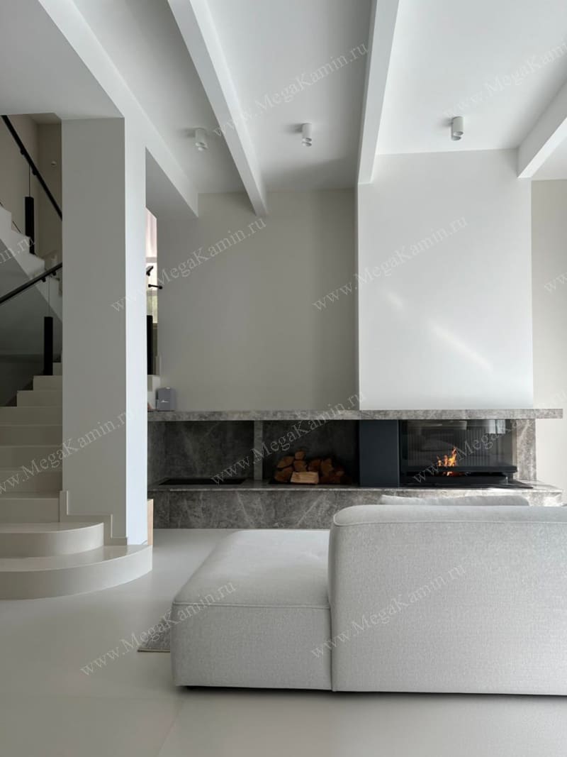 25. Каминная топка АСТОВ  П2С 10057 камин угловой 