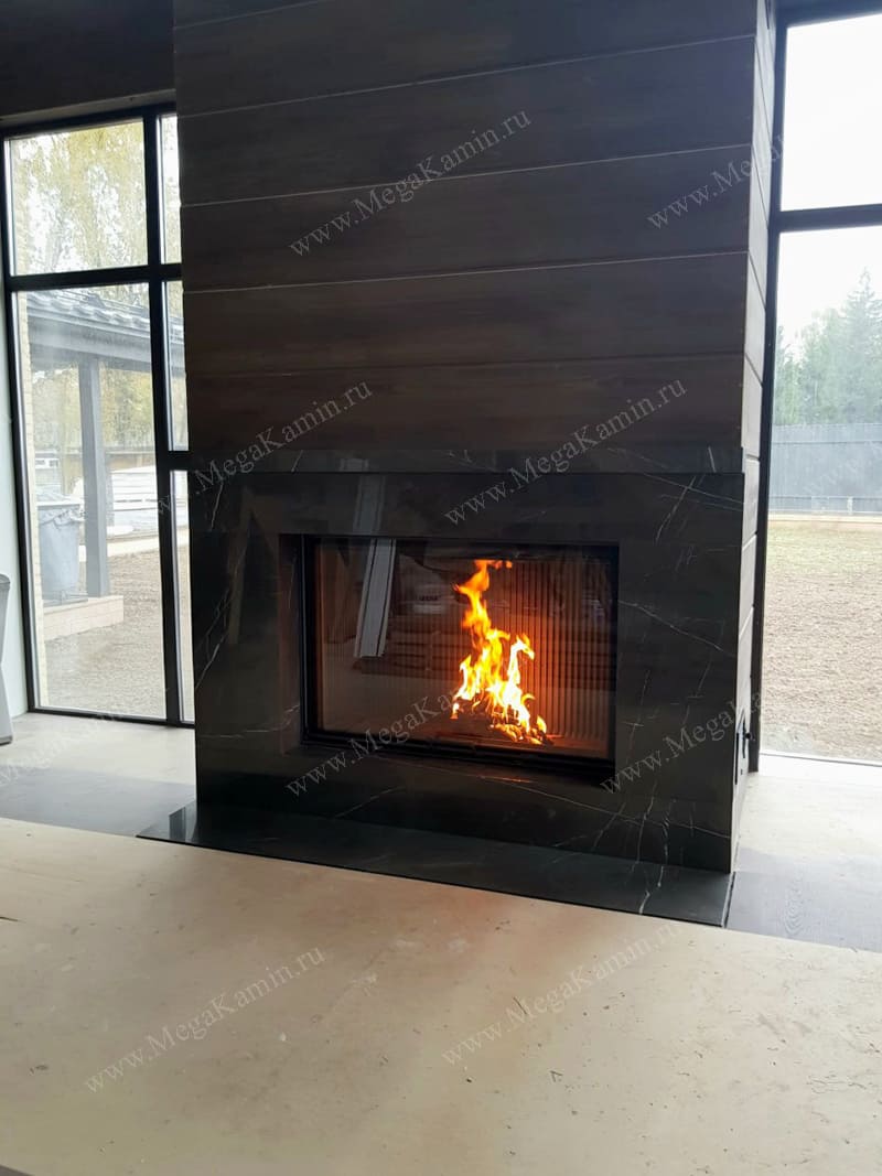 29. Каминная топка АСТОВ ПС 12080 камин фронтальный