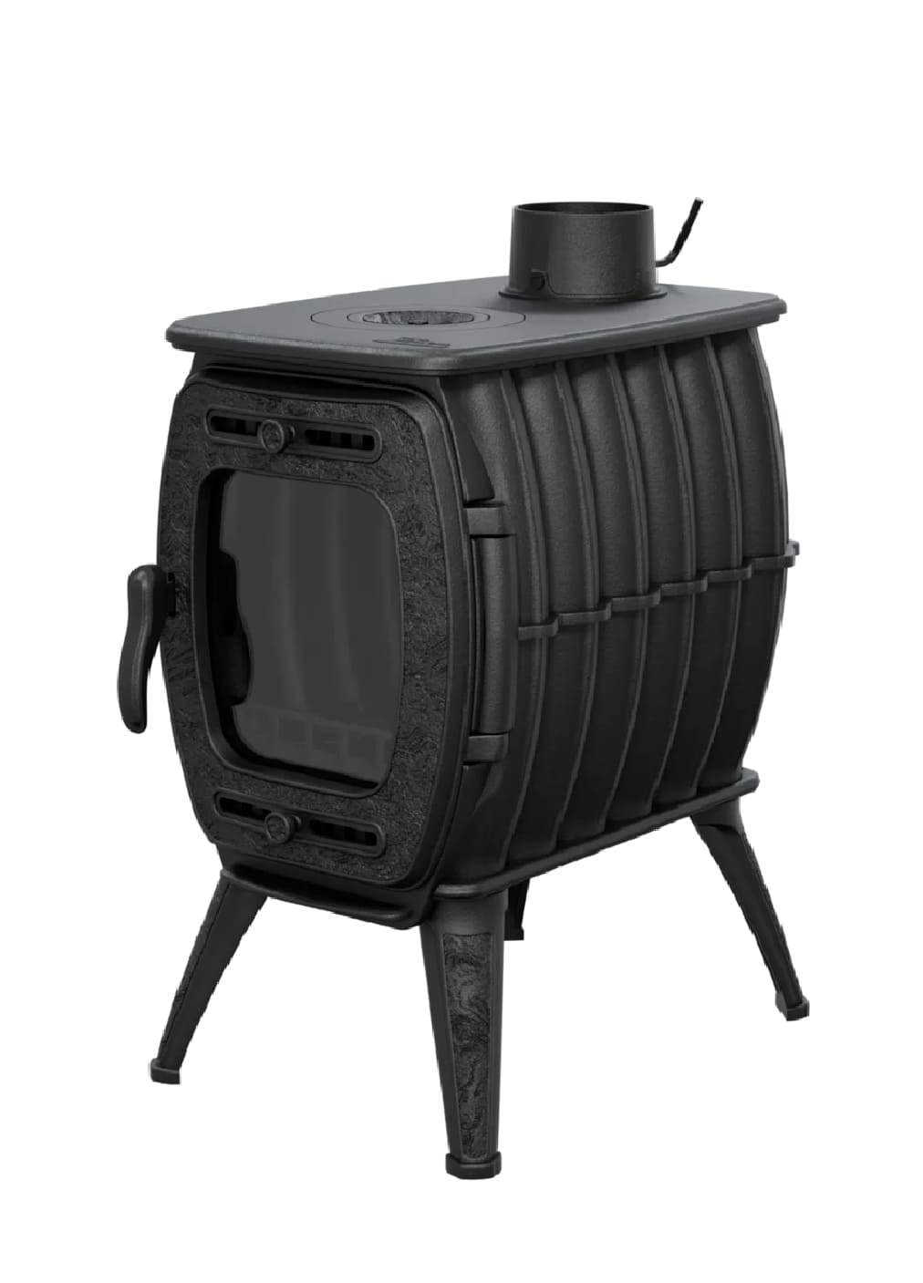 Печь-камин  <br/>ПроМеталл Бахта II <br/>цвет черный 